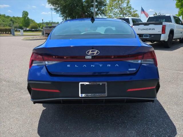 2026 Hyundai Elantra Hybrid Blue