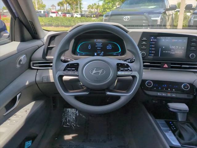 2026 Hyundai Elantra Hybrid Blue