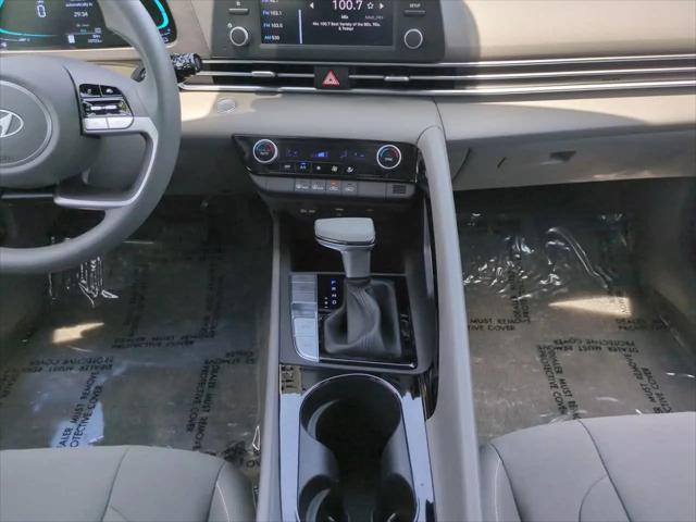 2026 Hyundai Elantra Hybrid Blue