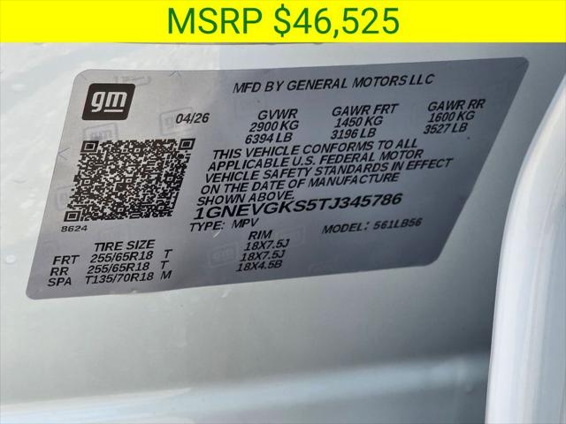 2026 Chevrolet Traverse AWD LT