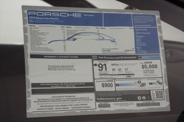 2025 Porsche Macan Electric Turbo