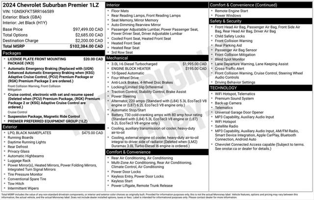 2024 Chevrolet Suburban Premier