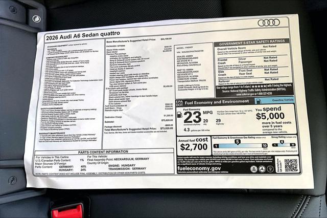 2026 Audi A6 3.0