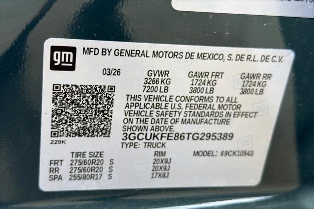 2026 Chevrolet Silverado 1500 4WD Crew Cab Short Bed LT Trail Boss