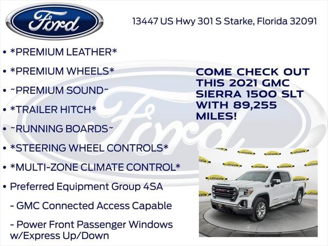 2021 GMC Sierra 1500 4WD Crew Cab Short Box SLT