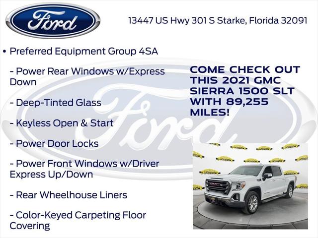 2021 GMC Sierra 1500 4WD Crew Cab Short Box SLT