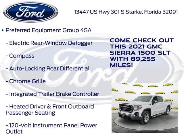 2021 GMC Sierra 1500 4WD Crew Cab Short Box SLT