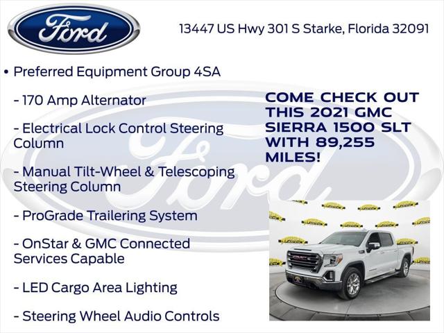2021 GMC Sierra 1500 4WD Crew Cab Short Box SLT