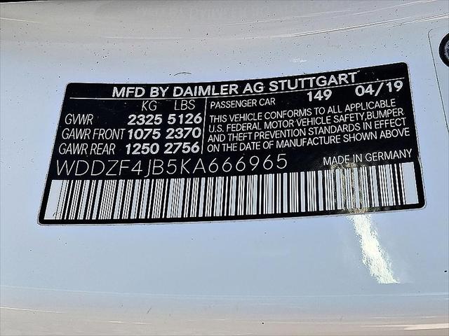 2019 Mercedes-Benz E-CLASS E 300 Unknown