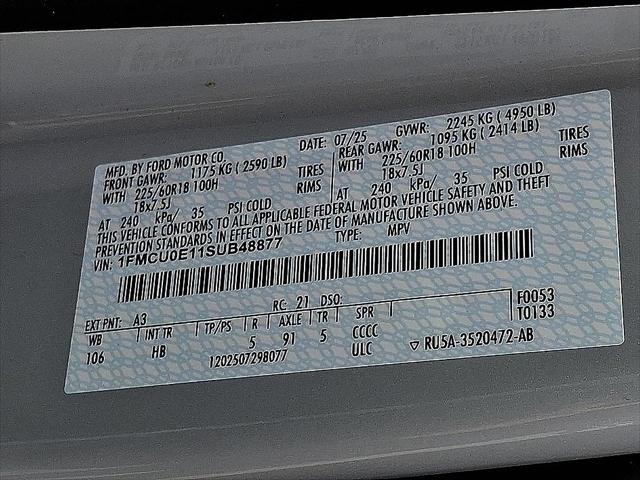 2025 Ford Escape PHEV
