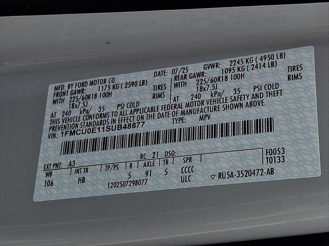2025 Ford Escape PHEV