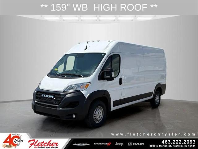 2025 Ram ProMaster 2500 Cargo Van Tradesman High Roof 159" WB w/Pass Seat for sale in Franklin, IN