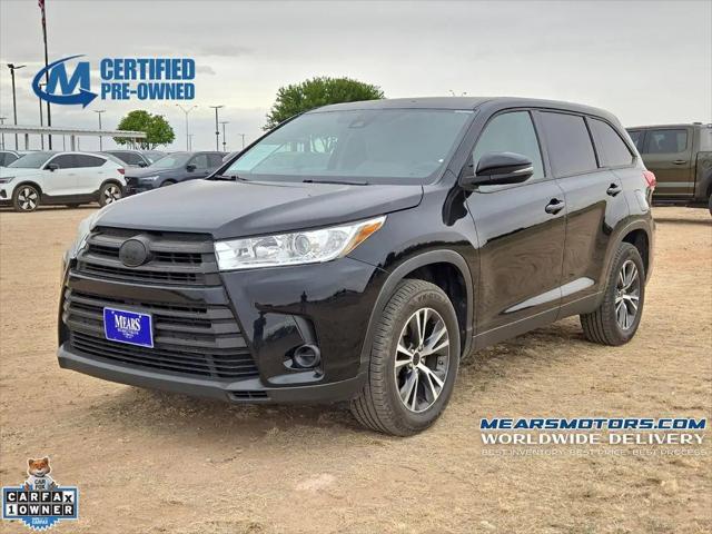 2019 Toyota Highlander LE for sale in Lubbock, TX