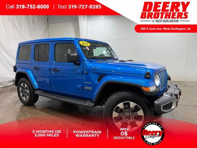 2021 Jeep Wrangler Sahara 4x4 for sale in West Burlington, IA