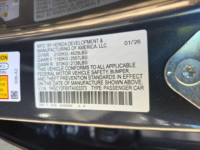 2026 Honda Accord Sedan Touring
