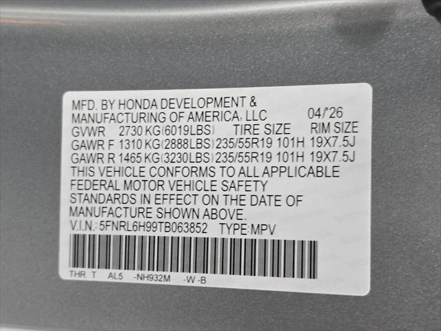 2026 Honda Odyssey Elite