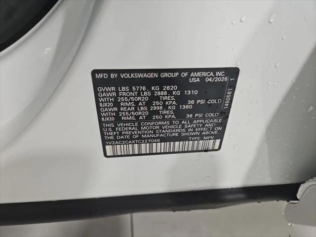 2026 Volkswagen Atlas Cross Sport SEL R-Line Black