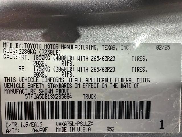 2025 Toyota Tundra Limited