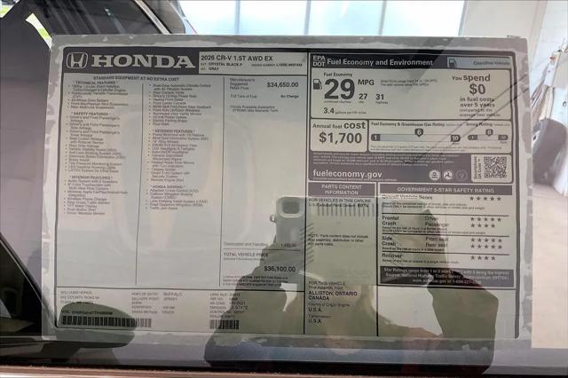 2026 Honda CR-V EX AWD