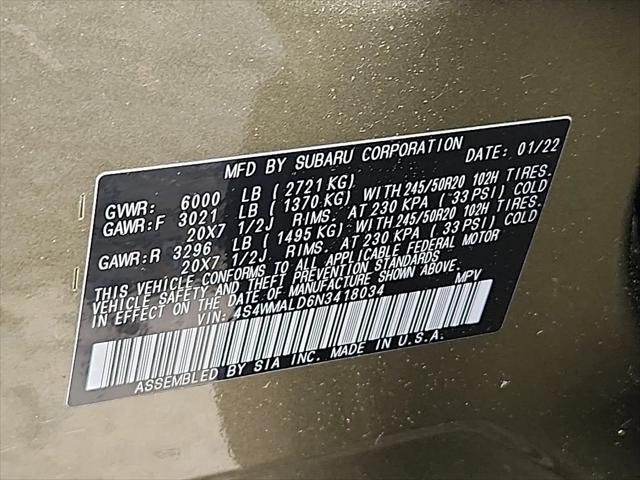 2022 Subaru Ascent Limited
