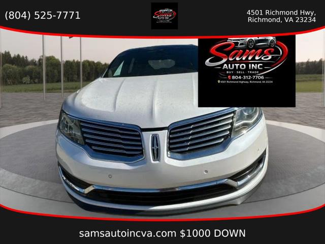 2016 Lincoln MKX Reserve for sale in Richmond, VA