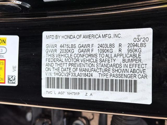 2020 Honda Accord Sport 2.0T