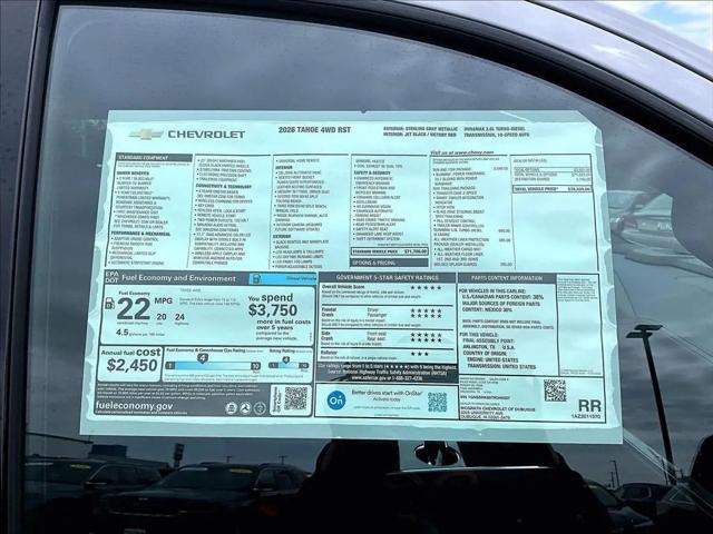 2026 Chevrolet Tahoe 4WD RST