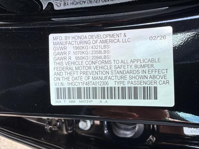 2026 Honda Accord Sedan SE