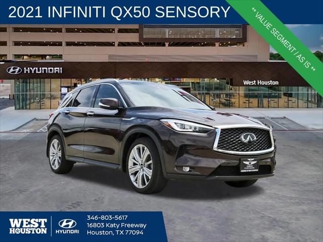 2021 INFINITI QX50 SENSORY for sale in Houston, TX