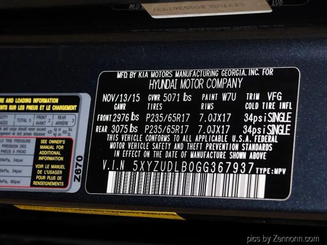 2016 Hyundai Santa Fe Sport 2.4L