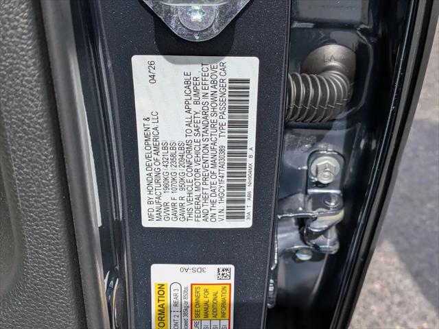 2026 Honda Accord Sedan SE