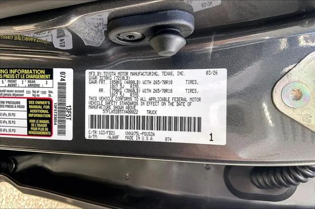 2026 Toyota Tundra SR5 CrewMax 5.5' Bed