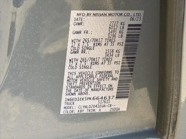2023 Nissan Frontier Crew Cab PRO-4X 4x4