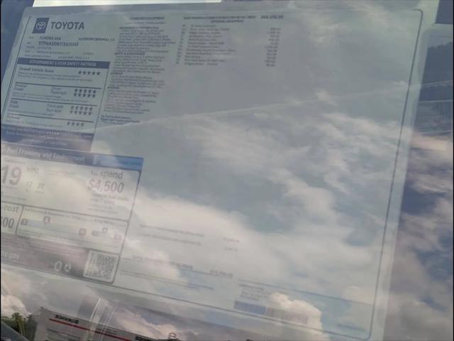 2026 Toyota Tundra Platinum CrewMax 5.5' Bed