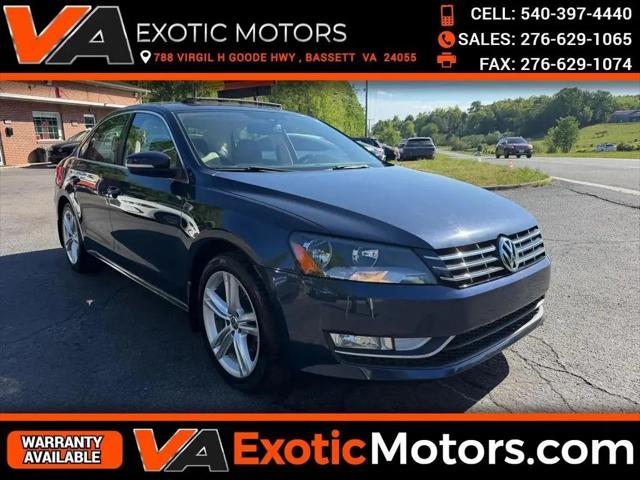 2014 Volkswagen Passat 2.0L TDI SE for sale in Bassett, VA