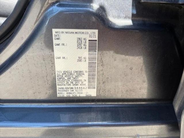 2021 Nissan Altima SV FWD