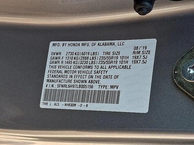 2020 Honda Odyssey Elite
