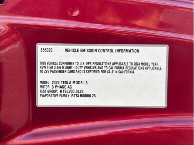 2024 Tesla Model 3 Performance All-Wheel Drive