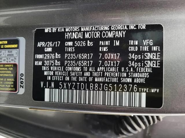 2018 Hyundai Santa Fe Sport 2.4L