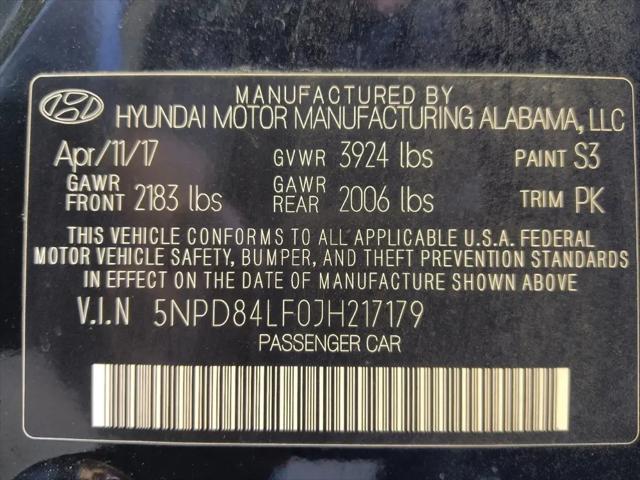 2018 Hyundai Elantra SEL