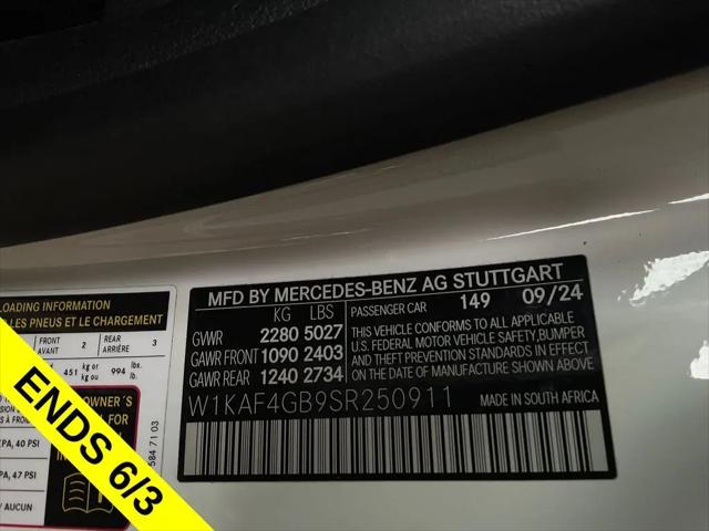 2025 Mercedes-Benz C-CLASS C 300 C 300