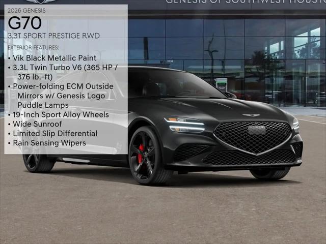 2026 Genesis G70 3.3T RWD Sport Prestige
