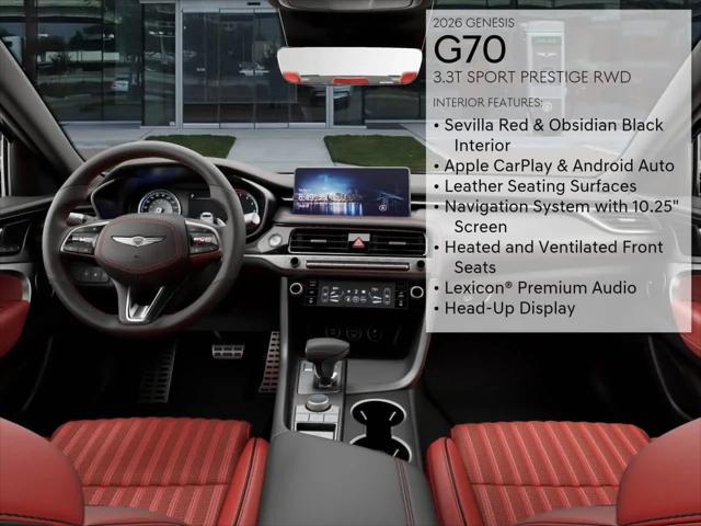 2026 Genesis G70 3.3T RWD Sport Prestige
