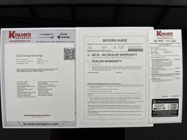 2025 Dodge Durango R/T Plus AWD