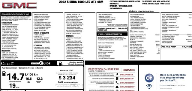 2022 GMC Sierra 1500 Limited AT4
