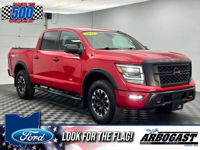 2021 Nissan Titan Crew Cab PRO-4X 4x4 for sale near Troy, OH