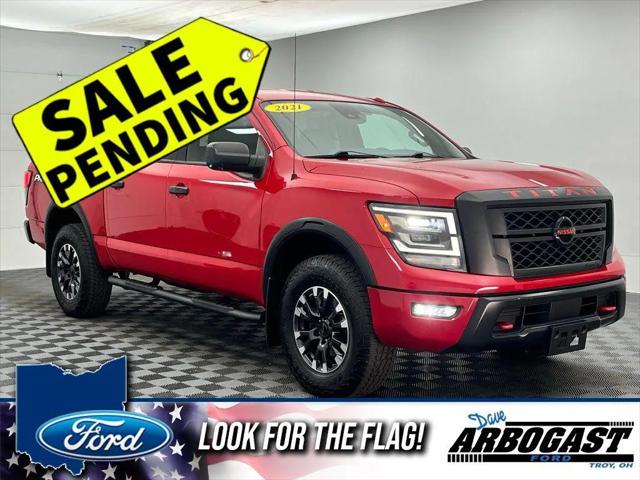 2021 Nissan Titan Crew Cab PRO-4X 4x4 for sale near Troy, OH