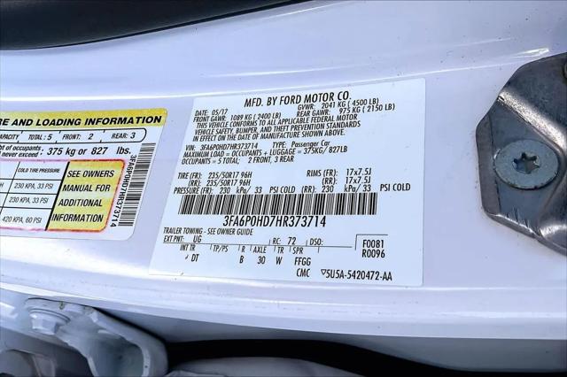 2017 Ford Fusion SE