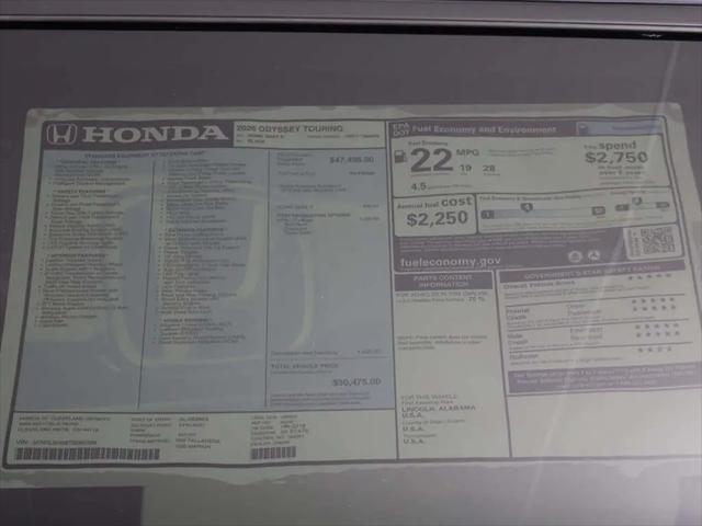 2026 Honda Odyssey Touring
