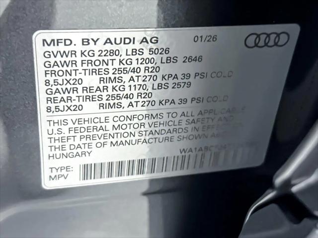 2026 Audi Q3 TFSI quattro S tronic